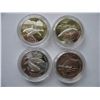 Image 3 : 1996 Ocean Giants - Sterling Silver Fifty Cent - Four Coin Set