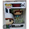 Image 1 : Stranger Things Dustin Funko Pop! Signed by Gaten Matarazzo