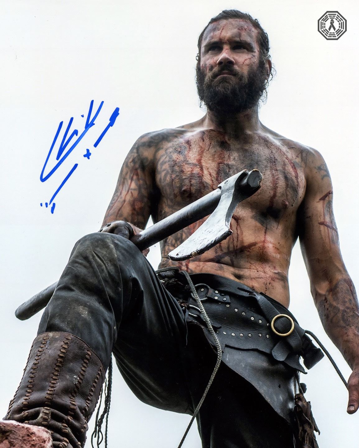 Vikings Rollo Photo Signed by Clive Standen & Drinking Horn (SDCC 2017 ...