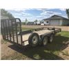 Image 2 : 2014 16’ Load Trail Flat Deck W/ 2 3500lb Axles