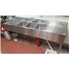 Image 2 : Three-Compartment Sink w/ Drain Boards 72"L x 19"D x 33"H