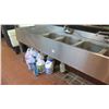 Image 8 : Four Compartment Sink w/ Drainboards 8'L x 19.5"D x 32"H