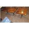 Image 2 : 3 Square Wooden Tables 36" X 33"