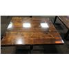 Image 2 : 2 Square Wooden Tables 33" X 36"