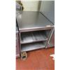 Image 1 : Stainless Steel Enclosed Shelving Unit 28"x35"x36"H (has broken foot)