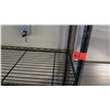 Image 2 : Black Metal Storage Rack 64"H (shelves 47.5" X 19")
