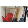 Image 2 : Large Lot of Plastic Pans (1/6, 1/3, 1/9), Cutting Boards, Cambros, Lids, Bins, etc.