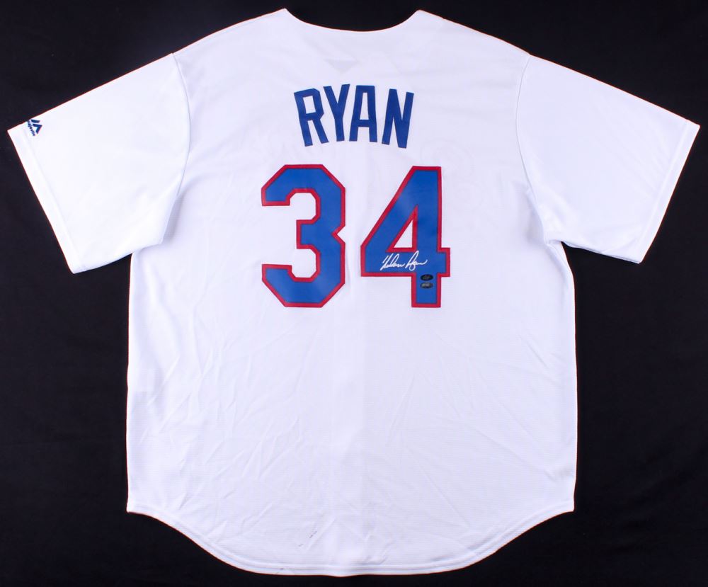 nolan ryan signed jersey