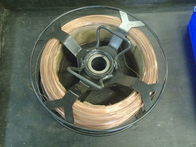 Wire Feed Spool with Welding Alloy, Has 32LM and L-50 on Wire Spool ...