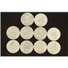 Image 2 : 10 ASSORTED BARBER DIMES