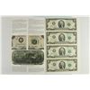 Image 1 : UNCUT SHEET OF 4-2003-A $2 FRN'S CRISP UNC