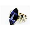 #SA-16 9.7 ct Tanzanite & Diamond Ring