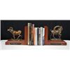 #SLA-12 Mongolia Bookend Bronzes and Hunting Books