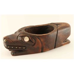 Tlingit Carved Wooden Bowl