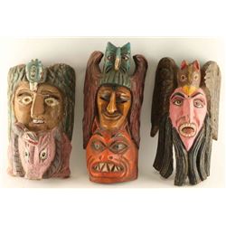 Lot of 3 Guerrero Masks