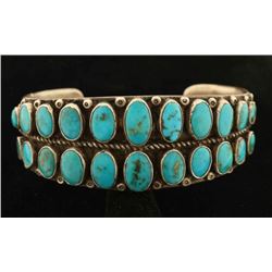 Turquoise & Sterling Silver Cuff