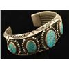 Image 2 : Sterling Silver & Turquoise Cuff