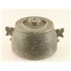 Image 2 : Antique Gray Stone Pot with Lid