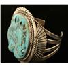 Image 2 : Turquoise & Sterling Horse Cuff