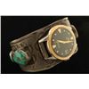 Image 1 : Navajo Turquoise & Silver Cuff Watch