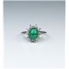 Image 3 : Elegant Colombian Emerald Estate Ring