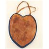 Image 2 : Nez Perce Leather Heart Shaped Bag