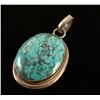 Image 1 : Green Turquoise Pendant