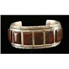 Image 1 : Bloodstone Jasper & Sterling Silver Cuff