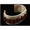 Image 2 : Bloodstone Jasper & Sterling Silver Cuff