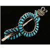Image 2 : Zuni Turquoise and Sterling Stick Barrette