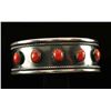 Image 1 : Vintage Navajo Sterling & Coral Cuff