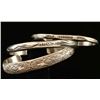 Image 2 : Lot of 3 Vintage Navajo Sterling Stamped Bracelets