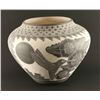 Image 2 : Navajo Incised Carved Pot with Hummingbird