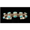 Image 3 : Antique Sterling Silver Navajo Turquoise Cuff