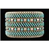 Image 1 : Zuni Needlepoint Turquoise Cuff