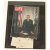 Image 1 : Framed Life Magazine of Lyndon B Johnson