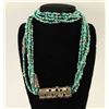 Image 2 : Vintage 4 Strand Turquoise & Silver Necklace