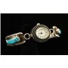 Image 2 : Sterling Silver & Turquoise Ladies Watch Tips