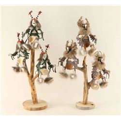 Lot of 2 Tree Kachinas