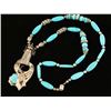 Image 2 : Turquoise & Sterling Navajo Kachina Necklace