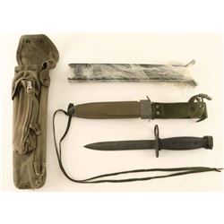 M1 Garand Bayonet with Tripod