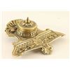 Image 2 : Vintage Brass Inkwell