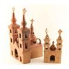 Image 2 : Lot of 2 Clay Churches