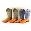 Image 2 : Lot of 2 Pairs Cowboy Boots