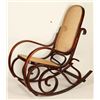 Image 1 : Caned Bentwood Rocking Chair