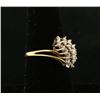 Image 2 : Ladies Moissanite Cluster Ring