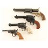 Image 1 : Lot of 4 Wood Carved Pistols