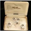 Image 1 : Vintage Sterling Silver Rose Jewelry Set