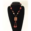 Image 1 : Onyx, Agate, & Picture Jasper Beaded Necklace