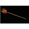 Image 2 : Amber & Gold Hat Pin